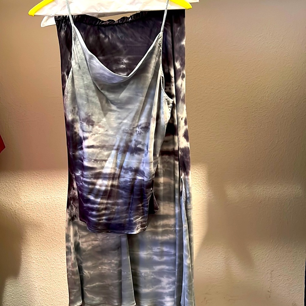 2 pc midi skirt and tank top